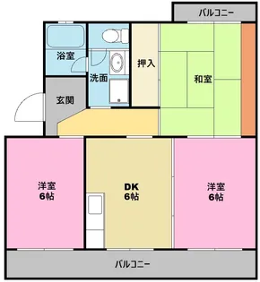 コンフォートシバタI【4階】の間取り