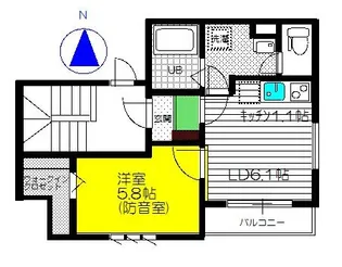 クローバー上板橋【3階】の間取り