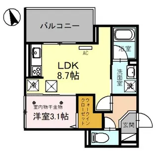 Daphne【1階】の間取り