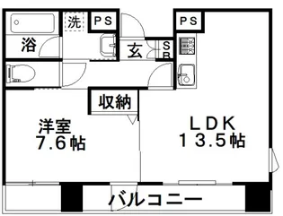 Fullauze(フラウズ)【4階】の間取り
