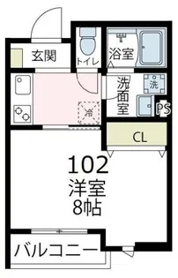 ラシーネONE PARK PLACE III【1階】の間取り