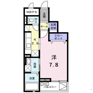 カトレア【3階】の間取り