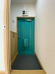 ピューラ城ヶ崎B棟【1階】の玄関