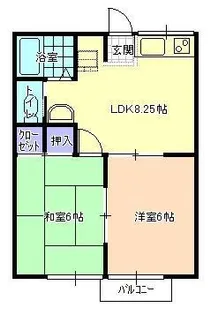 リッジドウェリング【2階】の間取り