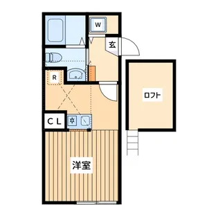 スマートヴィラ ウノモリ【2階】の間取り