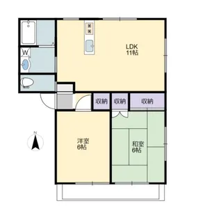 グランヴィア加須山B【2階】の間取り