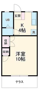 コーポ永和【1階】の間取り