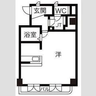 ケープロイヤル【4階】の間取り