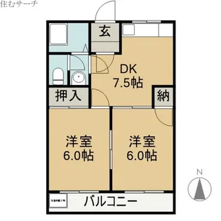 プレシャスビル【4階】の間取り
