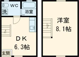 ikka豆津 A棟の間取り