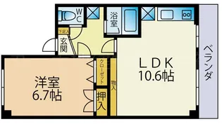 パープルビレッジ【3階】の間取り