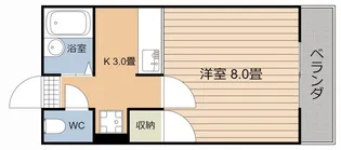 1Kの間取り画像