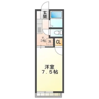 ファーストメゾン江戸橋【2階】の間取り
