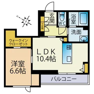 アルティスタ【1階】の間取り