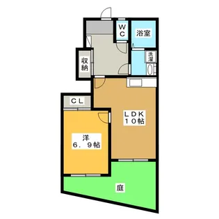 ヒルクレスタ【1階】の間取り