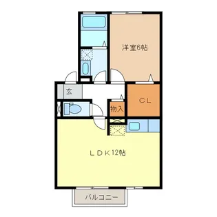 heritage a.i 2・3【1階】の間取り