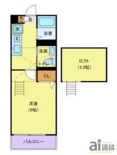 東京都西東京市下保谷5【アパート】の間取り