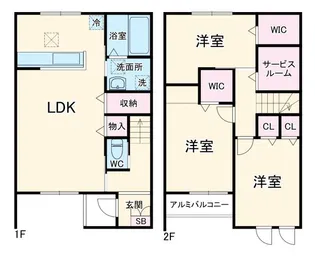 パールグレイスの間取り