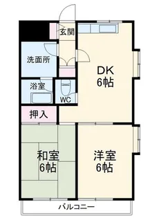ロードサイドヒルズ【5階】の間取り