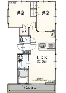 (仮称)サンライズ中野江原町【3階】の間取り