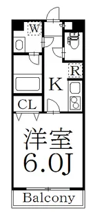 東京都中野区中野1【マンション】の間取り