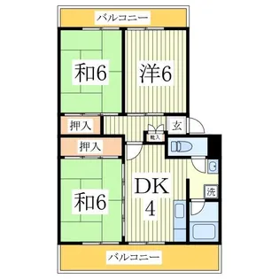パークシティ白扇1号棟【1階】の間取り
