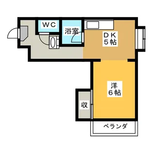 高畑ハイツ【3階】の間取り