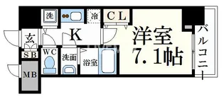 1Kの間取り画像