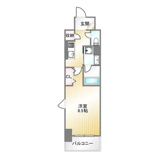 シュロスフォンアイン【4階】の間取り