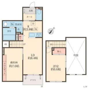 仮)相模原市中央区上溝アパート【2階】の間取り