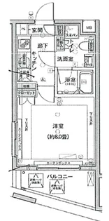 東京都港区虎ノ門3【マンション】の間取り