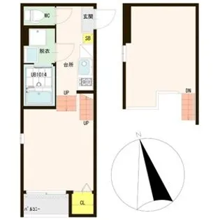 ル・シエル小松島【2階】の間取り