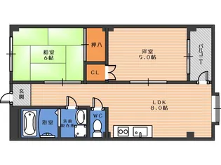 ハイツMT【2階】の間取り