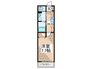 アーバンクレスト錦町【2階】の間取り