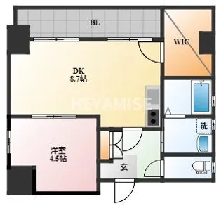 リベルテかじや町【3階】の間取り