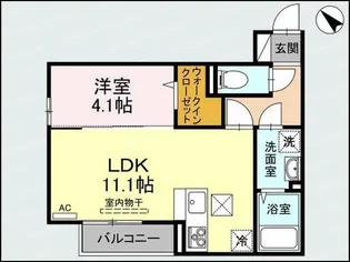 ストラスブール【1階】の間取り