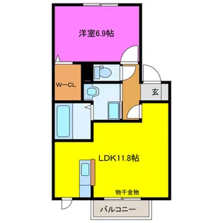 Plaisir【1階】の間取り