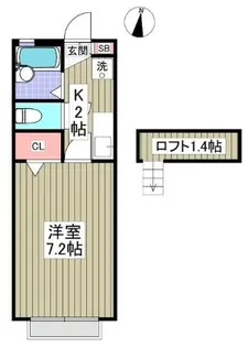 神奈川県横浜市神奈川区三ツ沢下町【一戸建】の間取り
