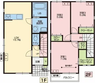 Sud Regione台町の間取り