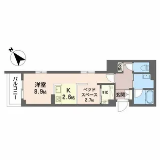 クリソベリル【2階】の間取り