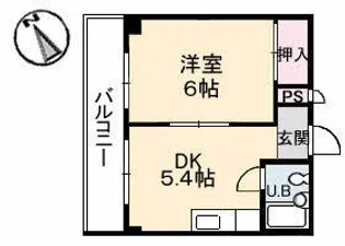 金子ビル【3階】の間取り