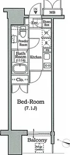 東京都文京区本駒込3【マンション】の間取り