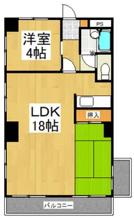東京都東村山市美住町2【マンション】の間取り