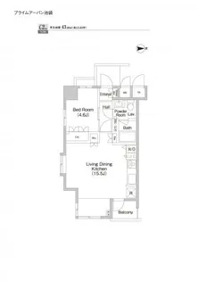 プライムアーバン池袋【5階】の間取り