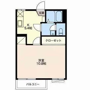 フレグランスコート佐野 B【1階】の間取り