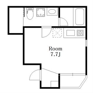 東京都中野区上高田1【アパート】の間取り