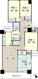 NICライブステイツ戸塚ガーデン【2階】の間取り