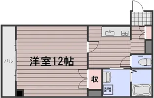 エレガンス京町【5階】の間取り