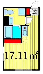 b.o.maison日暮里【3階】の間取り