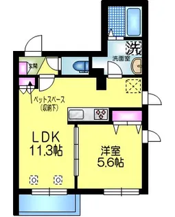 仮称 古石場1丁目メゾン【1階】の間取り